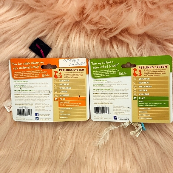 Brand New PETLINKS CATNIP 🐈 CAT TOY-2CT - Picture 2 of 4